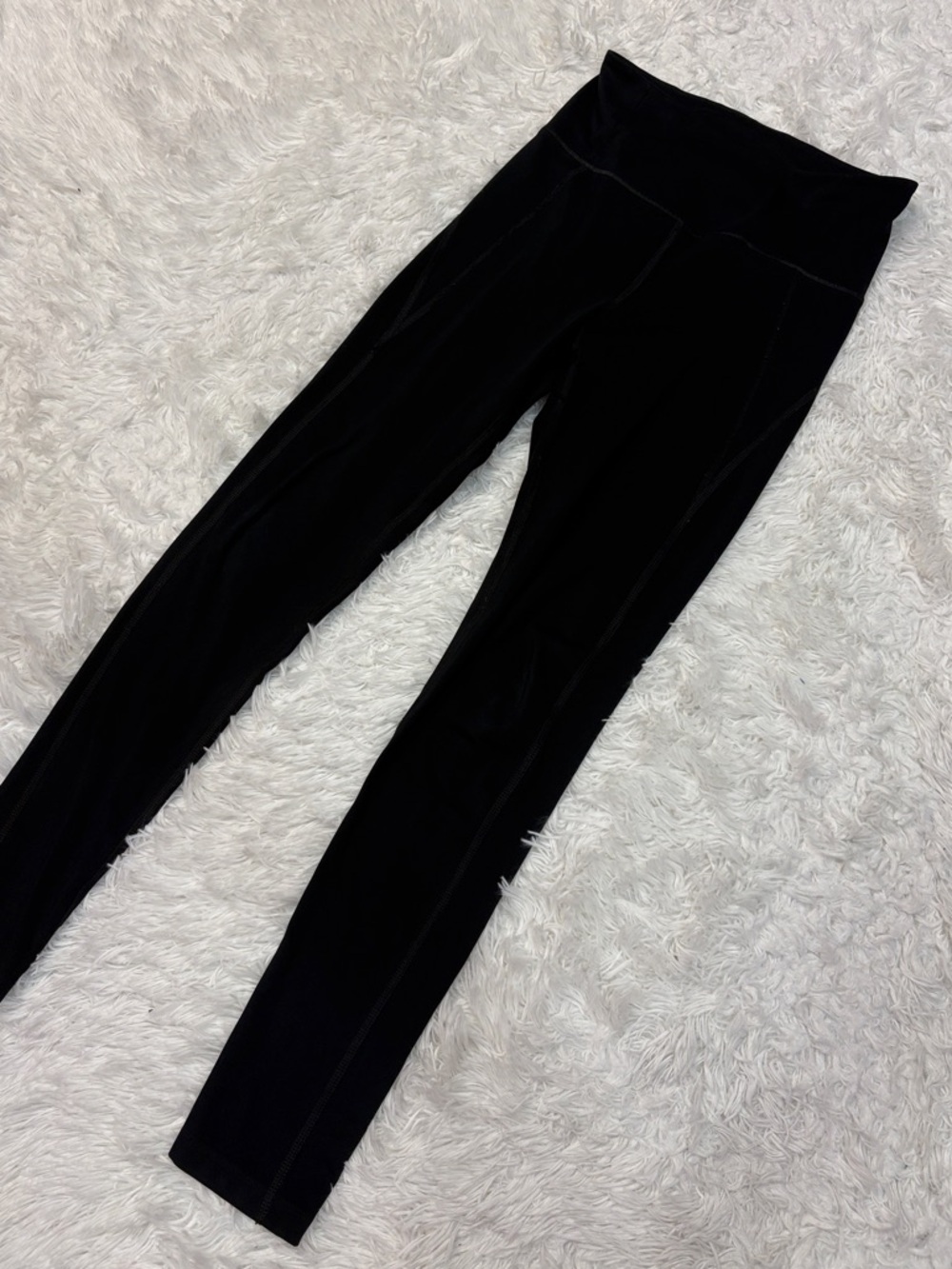 Girlfriend Collective Black Full Length High Waisted Leggings